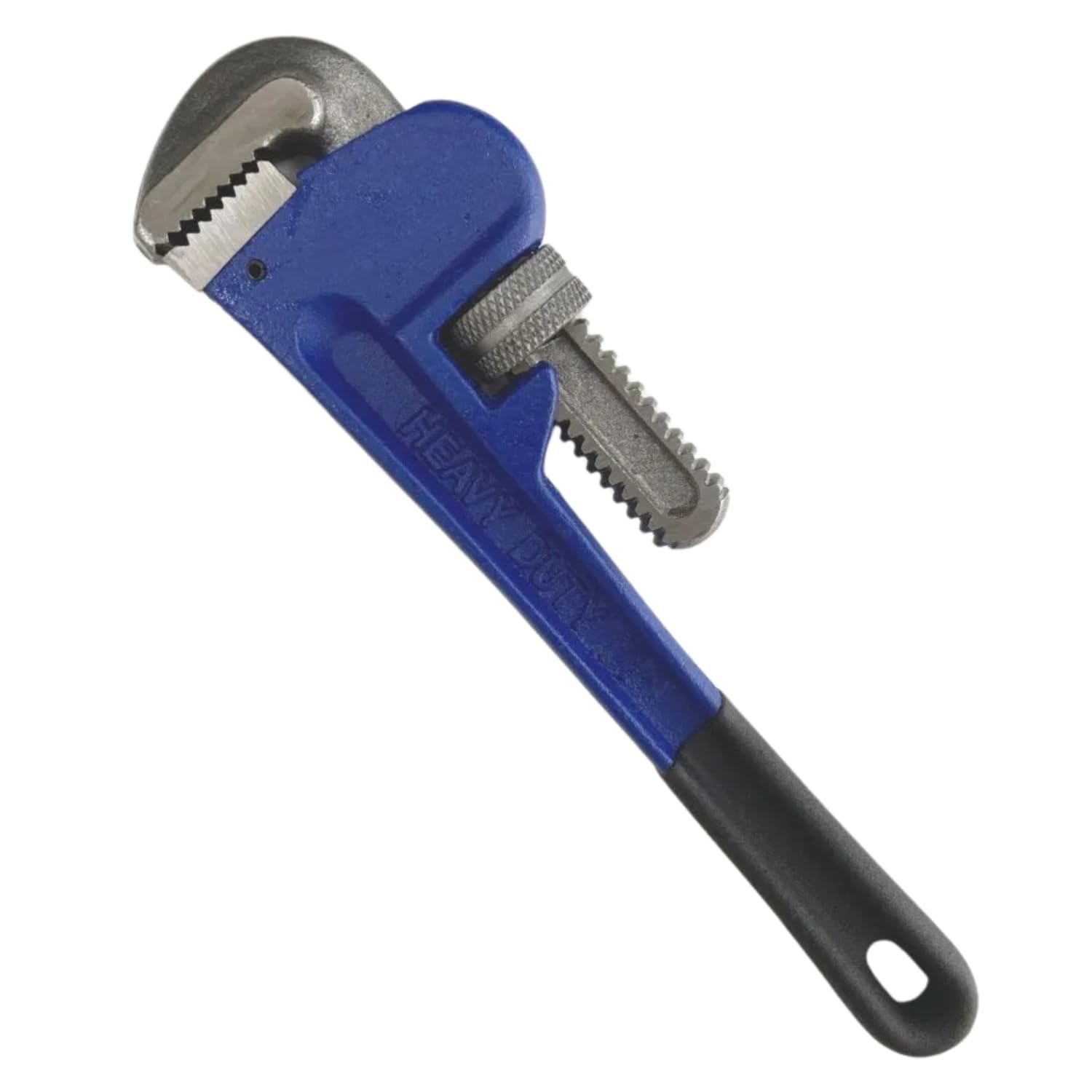 Dunnet Tools Blue Stilsons Pipe Wrench 18 Inch Heavy Duty Plumbing Tools And Equipment Carbon Steel Adjustable Plumbers Wrench Large Tooth Jaws Plumbers Tools Pipe Wrenches