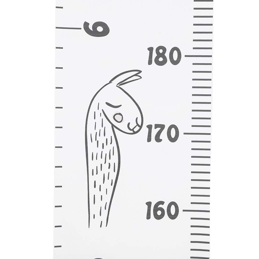 Tabla de crecimiento para niños Madera Colgante de pared Niño Altura Medición Regla Habitación Decoración del hogar(UNA)