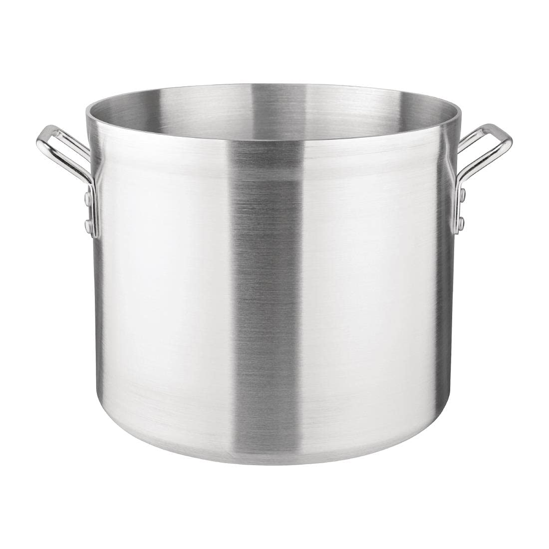 Vogue Silver Aluminium Deep Boiling Pot 33Cm, 22.7Ltr - Even Heat Distribution, Ideal For Pasta, Soup, Stew S351