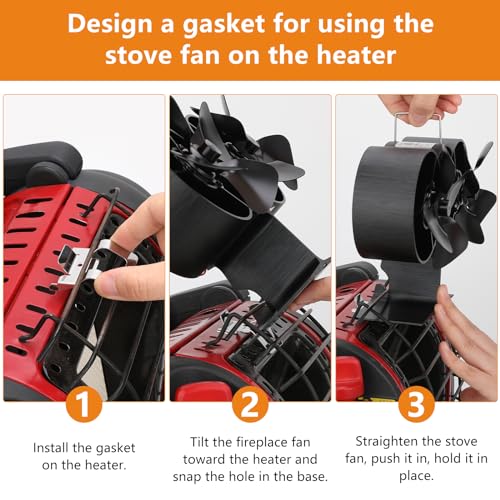 Xmasneed Wood Stove Fan Heat Powered thumb #4