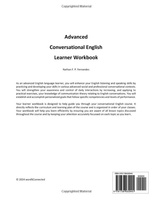 Advanced Conversational English - Learner Workbook - Image 2