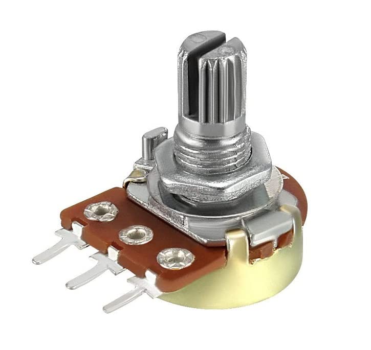 250K ohm Potentiometer Single Variable Resistor (Round) Pack of 5 (B0BTB1MXQ9) Amazon Price History, Amazon Price Tracker