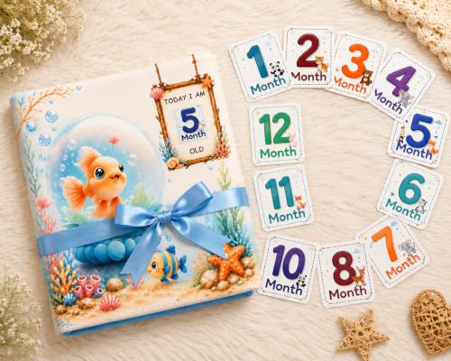 Image of NEW COMERS Baby Monthly Milestone Blanket | 1 to 12 Months Extra Soft Fleece | Best Photography Backdrop Prop | Size - 55 in to 44 inch Super Soft Fabric (Sky Blue)