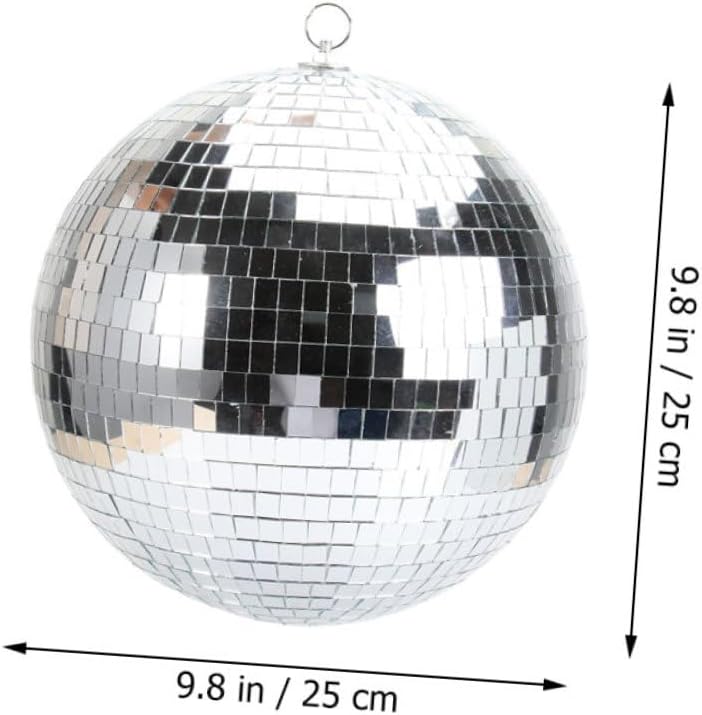 LIFKOME Delicate Mirror Disco Decoration Hook Reflective Hanging Ornaments for Ktv Bar and Party Atmosphere Enhancement