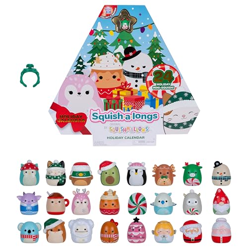 Squish-a-longs Holiday Countdown Calendar – Includes 24 Mini-Squish (Wave 3)