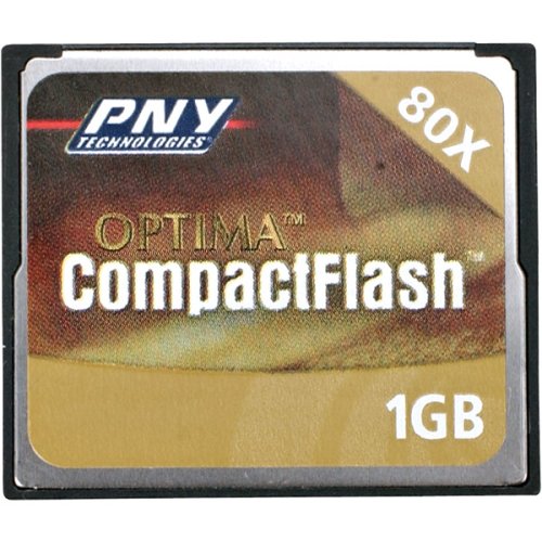 PNY P-CFB1G-RF3 Carte Compactflash® haute vitesse 80X