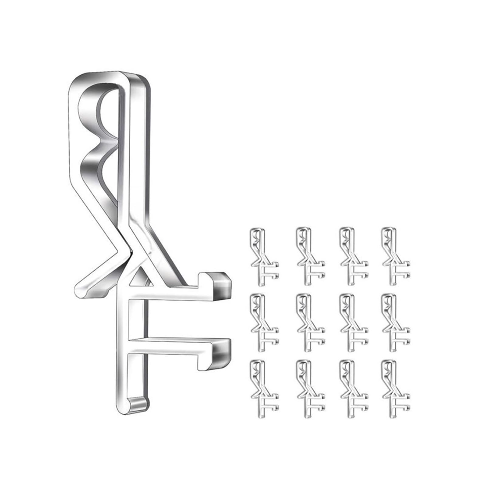 24 Pcs Curtain Clip Vertical Blinds Replacement Clips Cover Floral Drapery Valance Repair Transparent Parts For Door