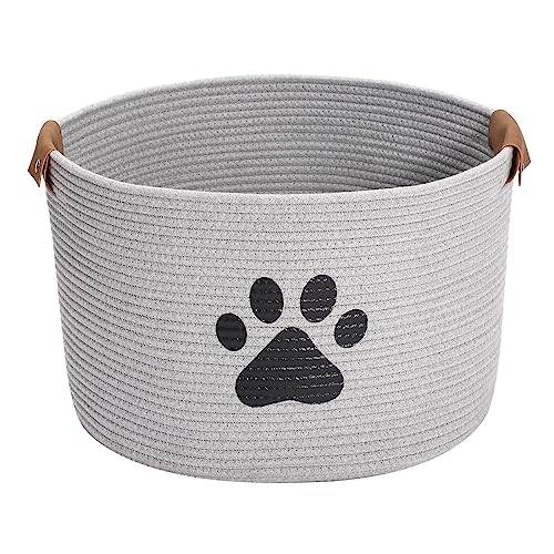 Morezi Dog toy bin pet cat toy box baskets in large suff storage ...