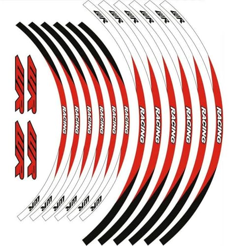 Bandes réfléchissantes WR 250F autocollant jante moto étanche haute visibilité