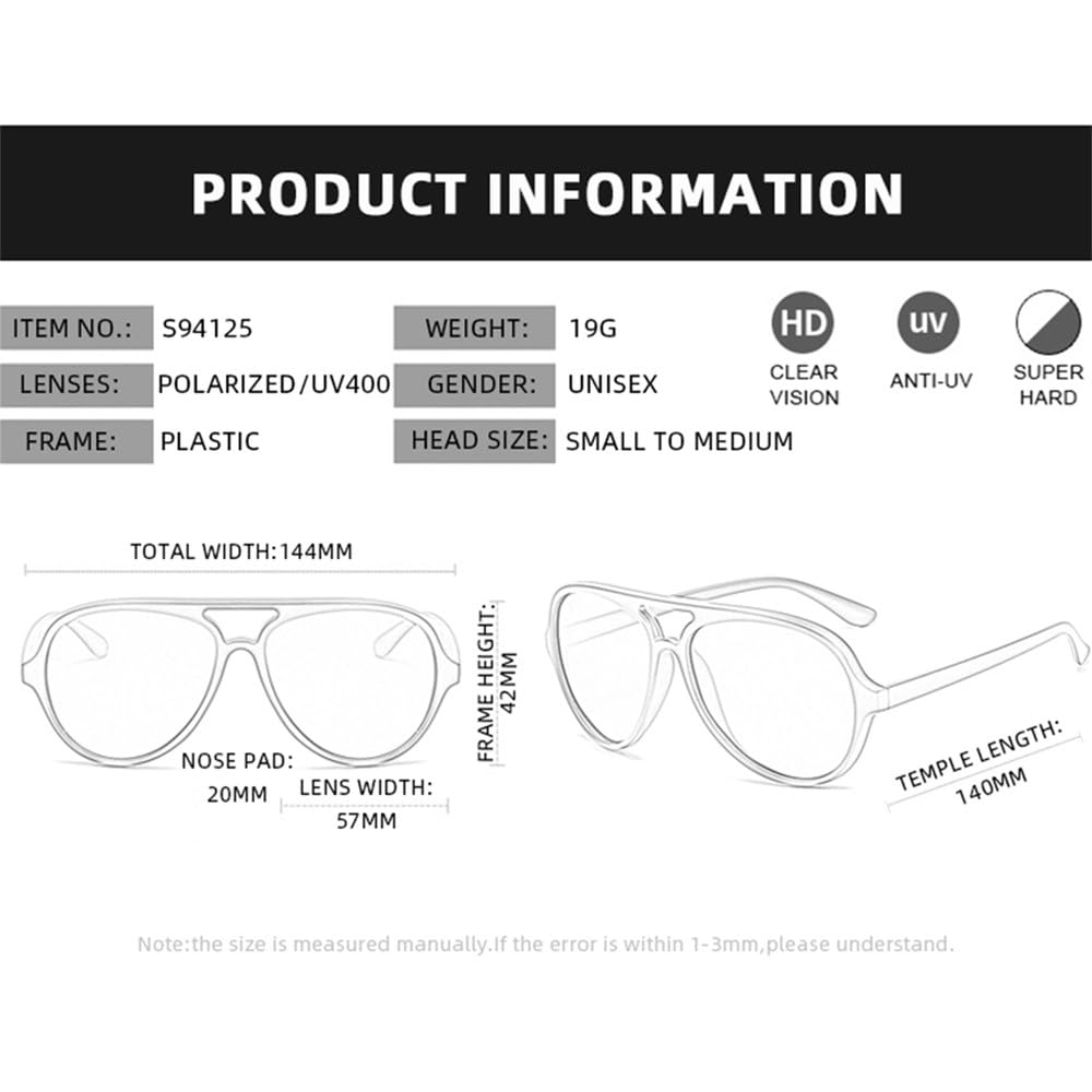 Polarisierte Sonnenbrille Männer Frauen Retro kleine Sonnenbrillen für männliche weibliche UV400 -Fahrtöne