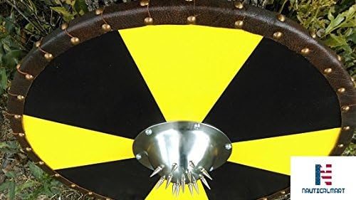 NauticalMart Viking Shield with Spiked Shield Boss