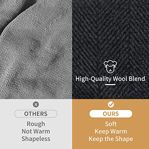 Pouday Newsboy Hat For Men Boys Boston Scally Cap Irish Cap Newsies Cabbie Hat For Men Flat Summer Newboy Cap #TOP1