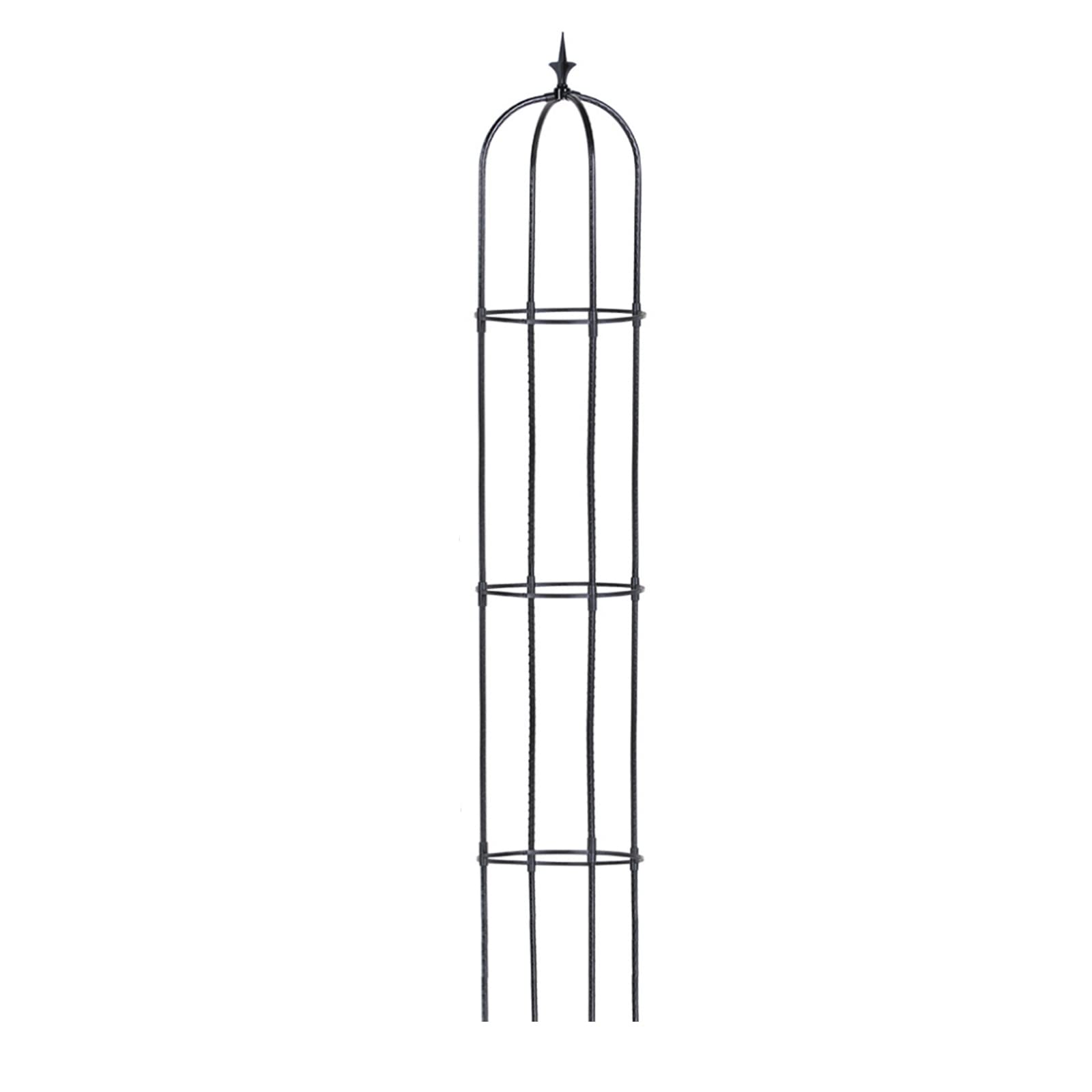 BELUAPI 2pcs Tower Obelisk Garden Trellis,5ft Tall Plant Support for Climbing Vines and Flowers Stands,Heavy Duty Plant Cage for Potted Plants Climbing Rose Vine