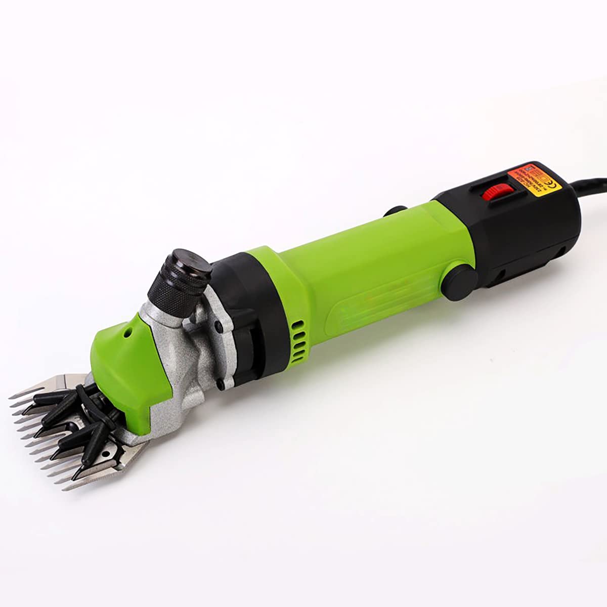 Eléctrico Esquiladora De Caballo 690W, Ovejas Eléctrica Cortadora Esquiladora, 6 Engranajes Ajustables, para Caballos/Camellos/Perros,Verde,110V