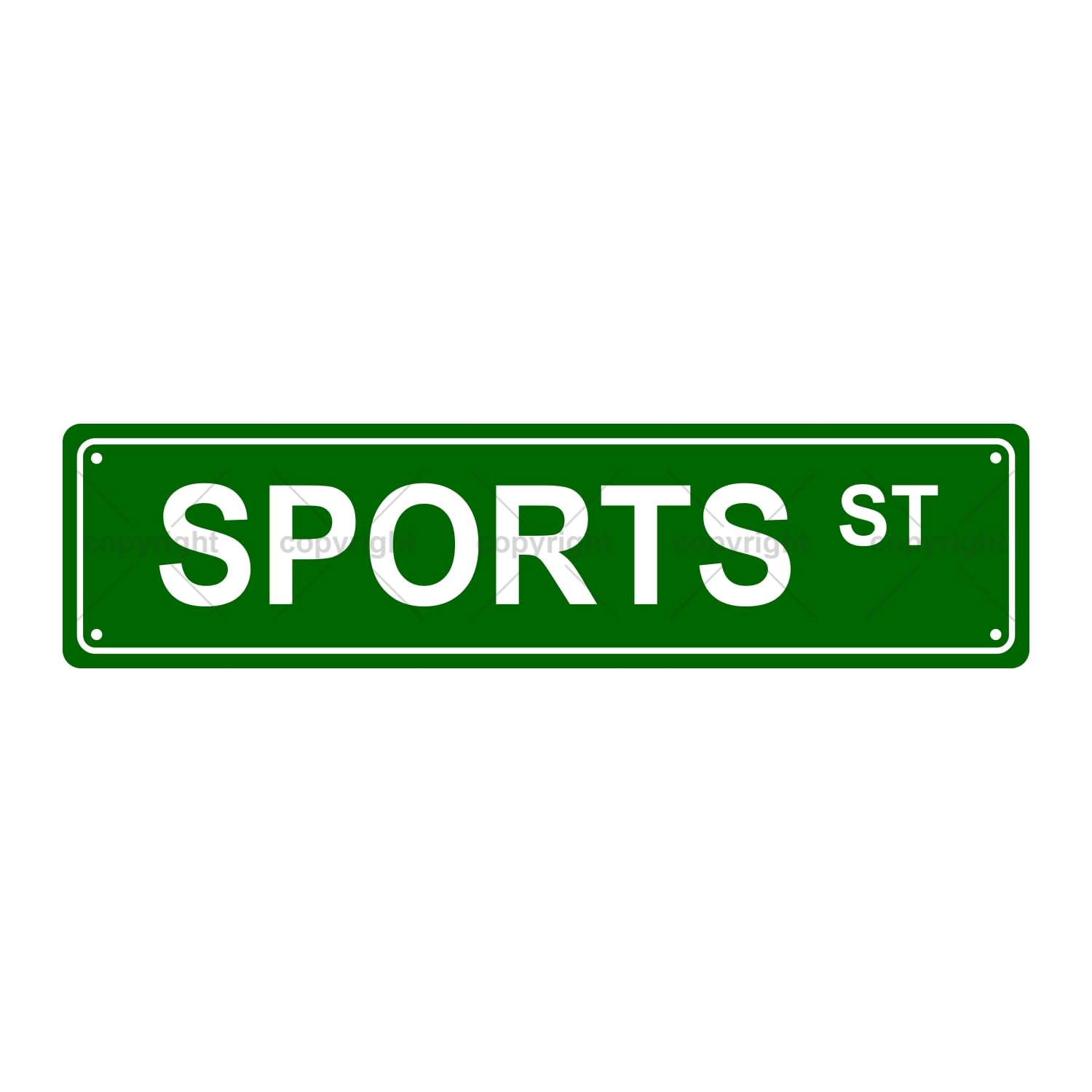 Sports ST Sports Metal Tin Street Sign Bar Cafe Garage Cave Home Room Wall Bathroom Farmhouse Garden Porch Patio Decor,4x16 Inch
