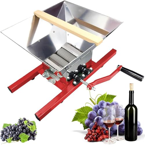 Uso versatile: adatto per una varietà di frutta e verdura, questo frantoio è uno strumento essenziale per chef domestici e viticoltori che amano creare le proprie bevande.