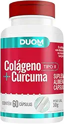 Duom, CÚRCUMA COM COLÁGENO TIPO 2 NÃO DESNATURADO 60 CÁPSULAS - DUOM