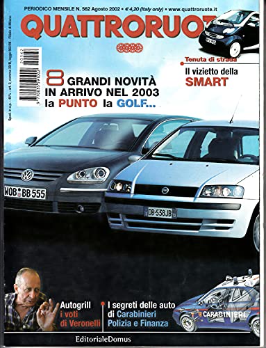  Quattroruote 562 agosto 2002 Audi A4 Cabriolet 2.4 V6 30V-Jaguar X-type V6 2.0