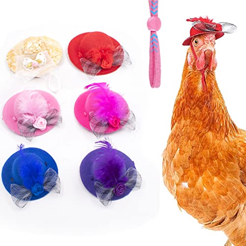 Lot De 6 Mini Casques De Chantier Pour Petits Animaux Et Décoration - Jouets Colorés