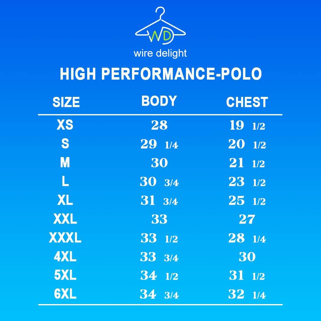 Men’s Performance Polo Shirt, Comfortable Poly/Cotton Pique Long Sleeve Polo Shirt, S-6XL - Image 5