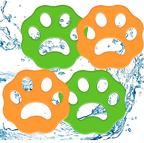 Lerkely 4 unidades de quitapelos para mascotas, para lavar el pelo de perros y gatos, respetuoso con el medio ambiente y reutilizable Cover