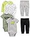 Simple Joys by Carter's Baby Boys' 6-Piece Bodysuits (Short and Long Sleeve) and Pants Set
