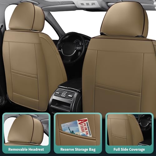 Image of Car Seat Covers for Chevy 2000-2026 Leather Full Set