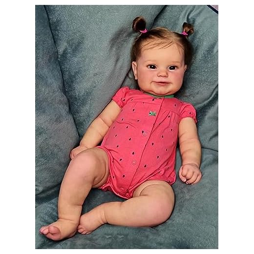 Zero pam Reborn Baby Dolls Maddie Girl 50cm Lifelike Newborn Baby Doll Realistic Baby Dolls With Sweet Smile Real Looking Baby Dolls That Look Real Silicone Dolls For Toddlers