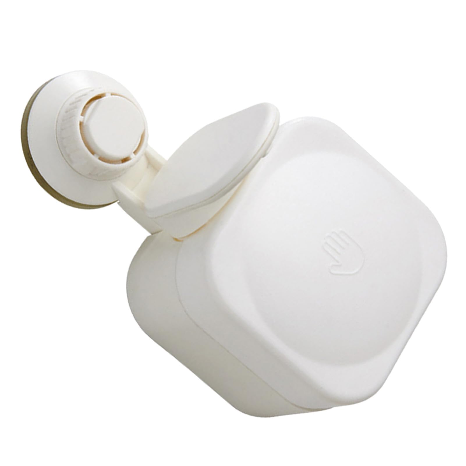 Dispensador de Jabón y Dispensación Uniforme Abs Blanco de Pared Ventosa sin Fugas para Ducha Adecuado para Baños y Cocinas Modernas