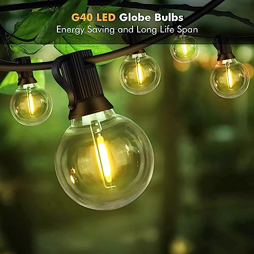 Weskjer G40 Replacement LED 0.6 Watt Globe Bulbs E12 Led Light Bulb IP44 Waterproof G40 Led Glass Bulbs for Outdoor Lights Home Party Wedding Decoration - Image 3