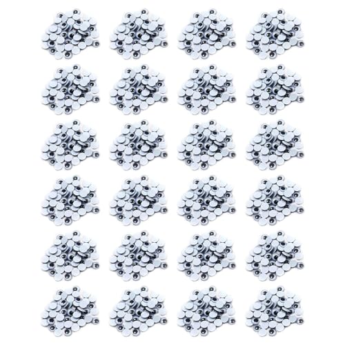 CLI CHL64510-24 Wiggle Eyes 10mm, Black, Grade K+, 50/Pack, 24 Packs/Bundle