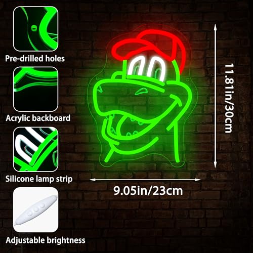 Image of Football Neon Sign for Wall Decor Soccer Team Logo LED Light for Man Cave