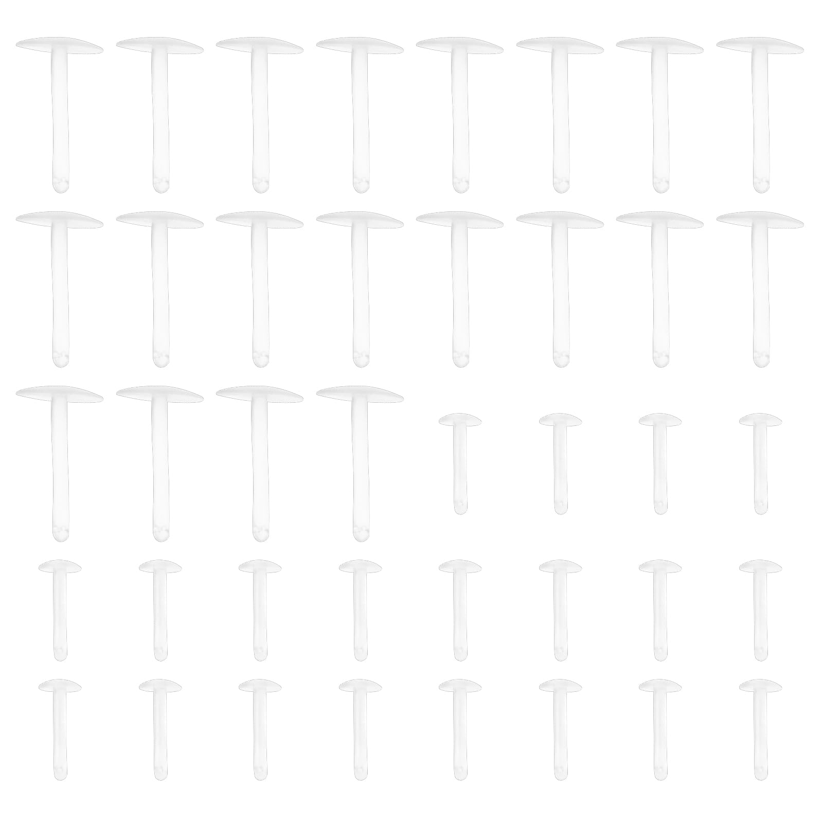 40pcs Luncheon Meat Bait Stops Clear Plastic Terminal Tackle Accessories Carp Fishing Hook Bait Accessories for Coarse Fishing Wary Carp