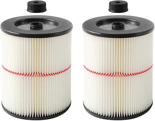 Nispira Filtro HEPA de repuesto compatible con aspiradora Craftsman Red Stripe Shop Aspiradora húmedaseca. Comparado con la parte 17816 9-17816.