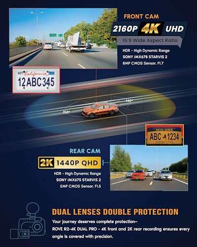 ROVE R2-4K Dual Pro Review: Worth It for Front and Rear Protection? (7/16)