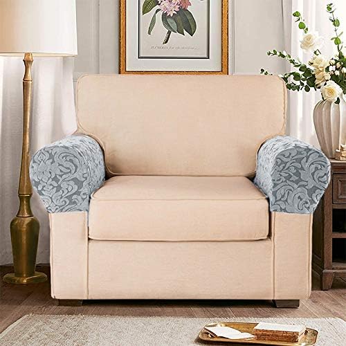 Miniatura 4 de Fundas elásticas para reposabrazos de sofá jacquard, funda europea de tejido suave para reposabrazos, funda protectora de muebles, fundas para sofá