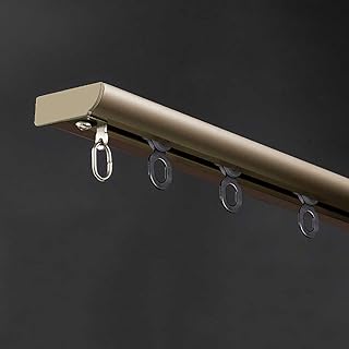 practicalUltraThin Aluminum Ceiling Curtain TrackSimple Installation Room Divider for Living Room/Bedroom 4.7m (15.4ft) Perfect for Space Separation and Home Décor