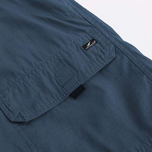 Vayager Men's Cargo Shorts Cotton Lightweight Multi Pocket Casual Outdoor Hiking Shorts #TOP2