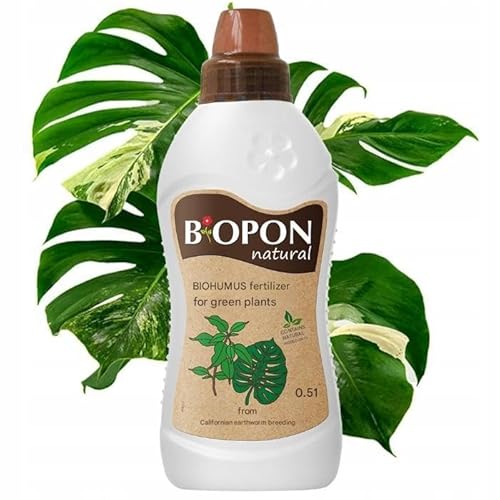 BIOHUMUS Organic Plant Fertilizer, 0.5L, Natural Plant Food for Green Plants