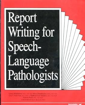 Paperback Report Writing for Speech-Language Pathologists Book