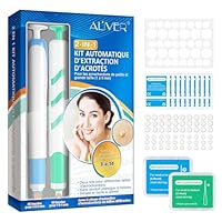 Hautmarken-Entfernungs-Set, verbesserter Hautmarken-Entferner mit 36 Hautreparatur-Patches, schnell wirkender und sicherer Hautmarken-Entferner, kleine bis große Größe (1–9 mm) für Gesicht und Körper