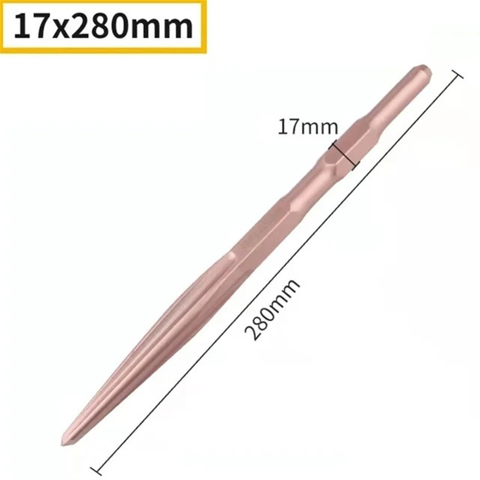 Cincel plano punta broca hexagonal martillo eléctrico cincel 280/400 mm para carpintería hormigón pared roca
