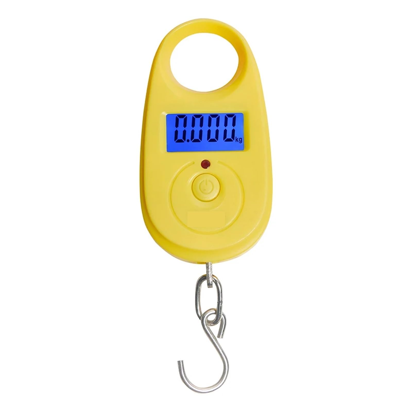 Digital Crane Scale, 25Kg/5g Mini Digital Scale Electronic Fishing Weight Luggage Scales Hanging Mini Weighing Scale(Giallo)