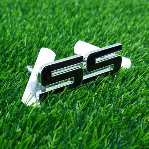 Placa frontal de metal SS 2006-2010 con acabado 3D cromo negro duradero
