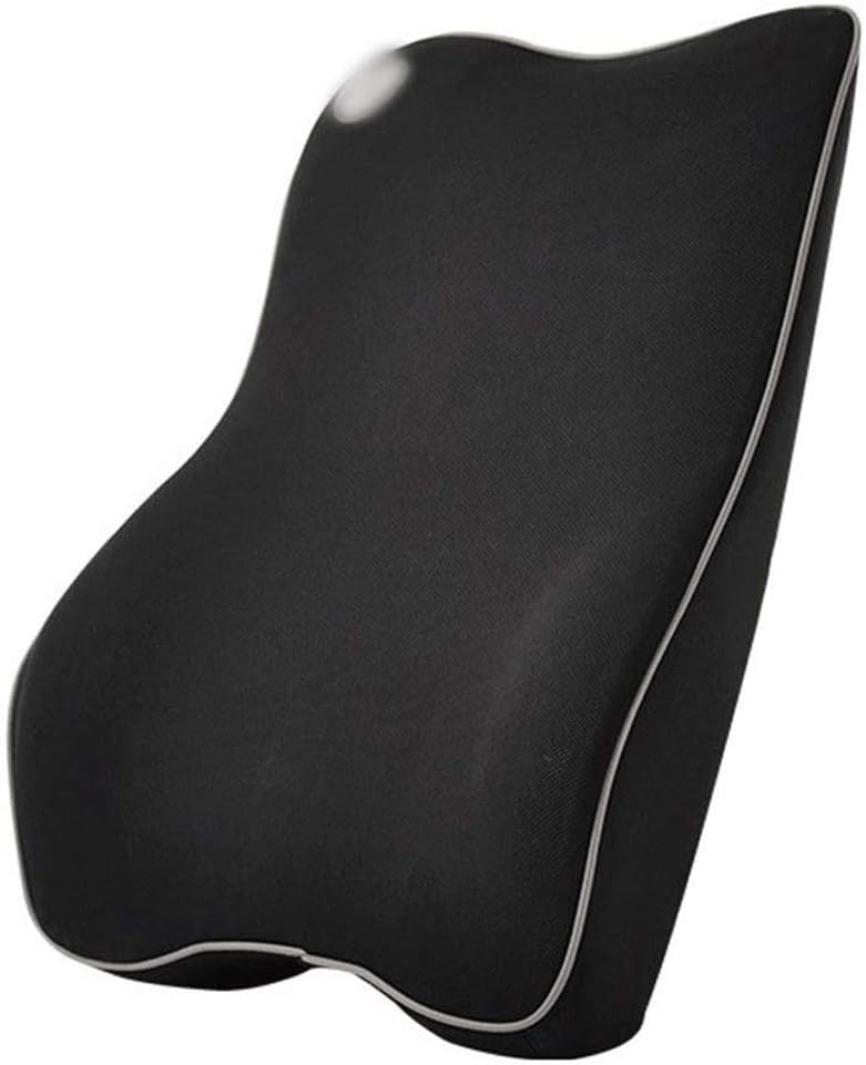 JSEIAJB Memory Foam Lumbar Support Pillow, Breathable Mesh Back Cushion with Ergonomic Designed for Low Back Pain Relief, Orthopedic Backrest for Car Seat(E)