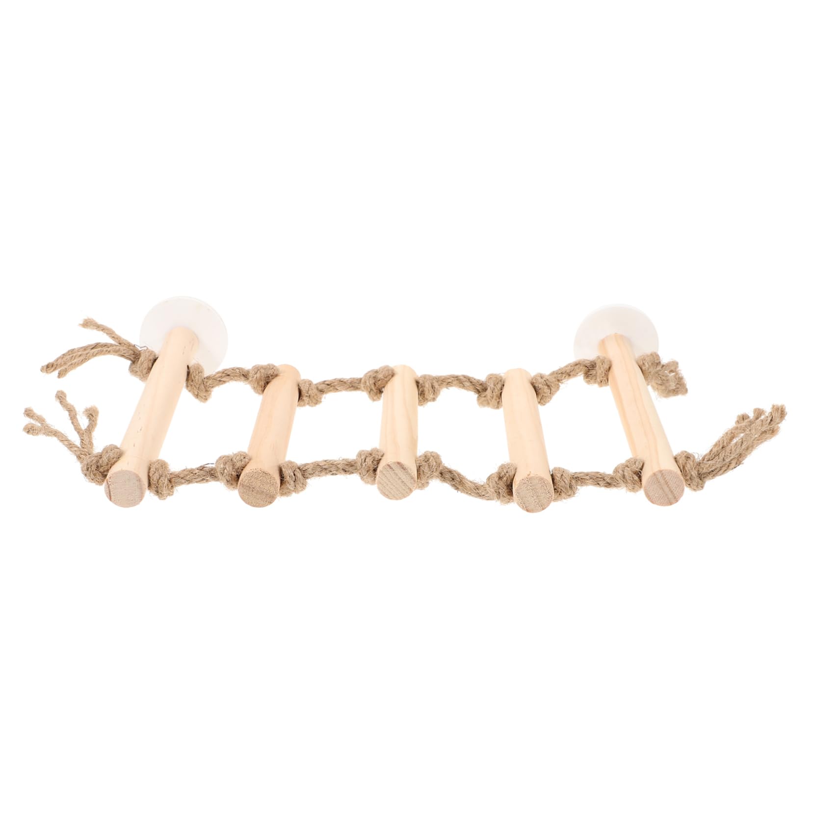 CIYODO Wooden Bird Ladder for Parrots and Climbing Step Ladder for Birdcage for Parakeet Training and Play Durable Wooden Design