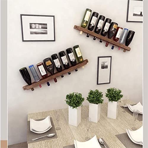 Soporte para botellas de vino de madera maciza 90 cm miniatura 6