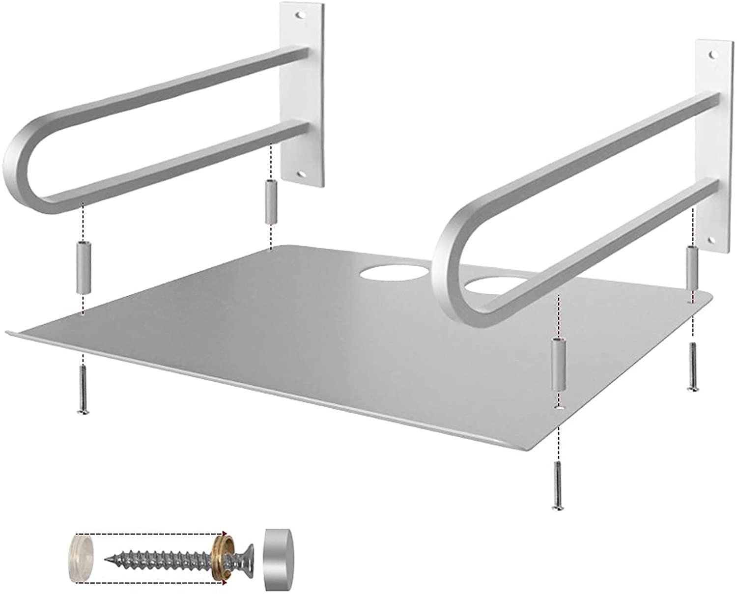 Montaje del proyector, Soporte de paletas montado en Pared, fijación de Soporte multifunción Oficina de Oficina o Estudio, Capacidad de Carga 11lb / 5kg