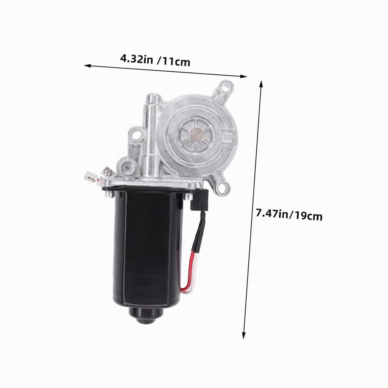 Cabilock Motor de Toldo Eléctrico para Autocaravana Conector Práctico, Material de Hierro y Plástico, Reemplazo Versátil para Instalación DIY en Toldos de Camping