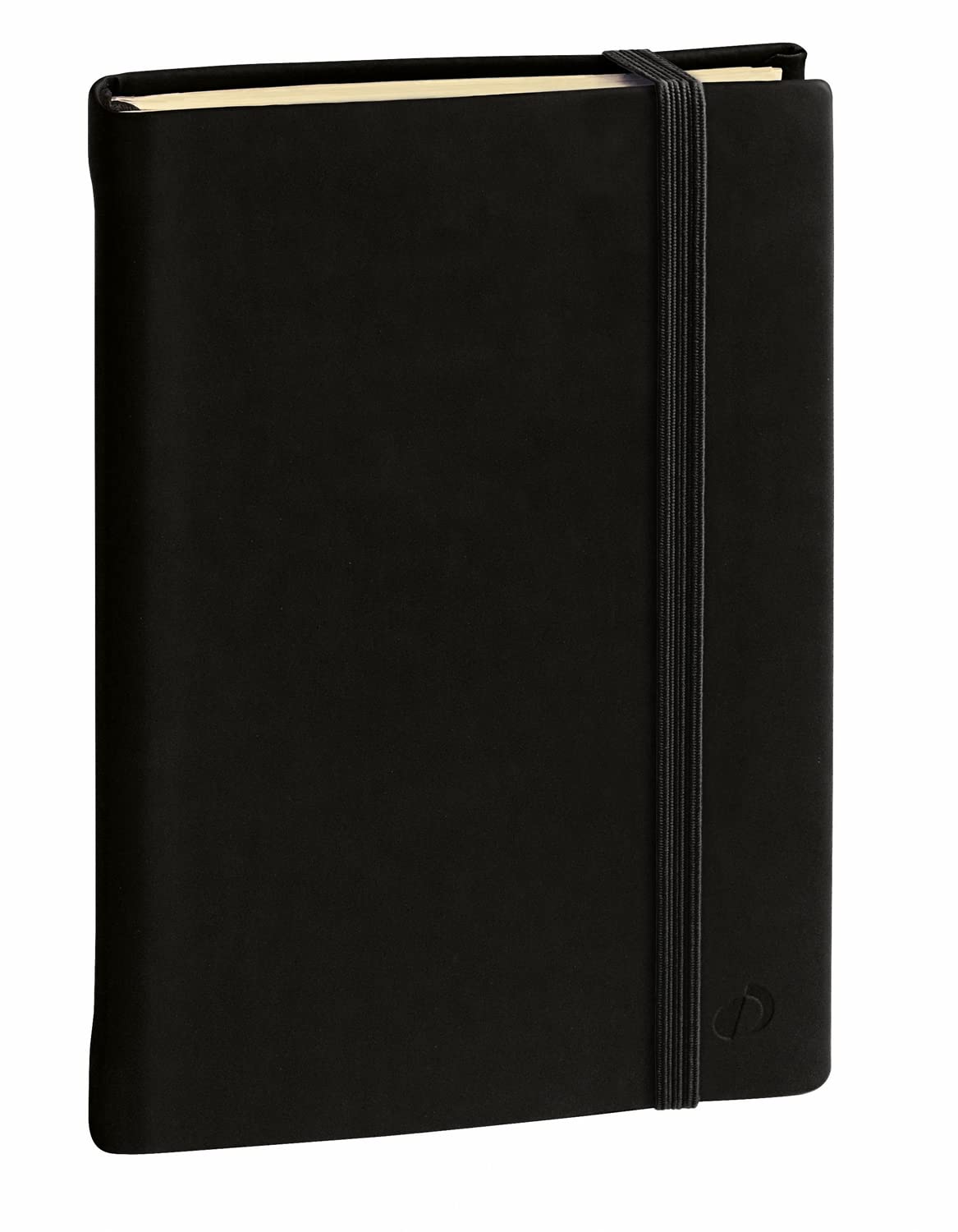 QUO VADIS - Collection: Silk Notebook 15 Lined with Elastic 10 x 15 cm - Black